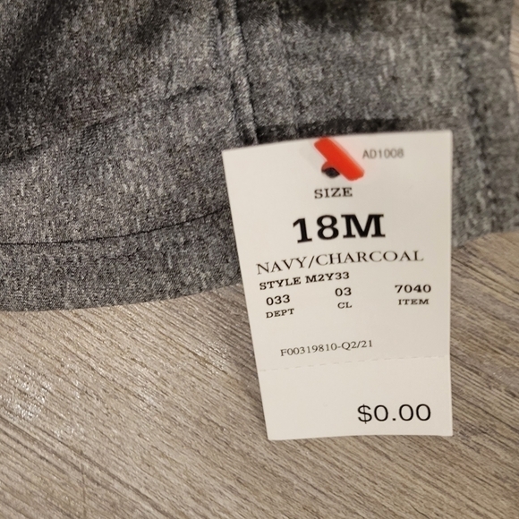 18 months | 2 Pair Navy/Charcoal Boys Joggers - Picture 4 of 4